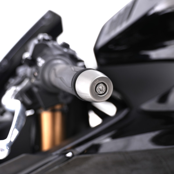 R&G APEX Stainless Steel Bar Ends for Yamaha MT-07 '25-, YZF-R9 '25-,YZF-R1M '15-, YZF-R1 '15-, R7 '22- & Honda CMX1100 Rebel '21-, CMX1100 Rebel DCT '21-, CMX1100T Rebel '23-, CMX1100R Rebel DCT '23-